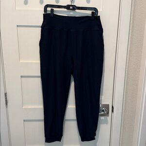 Navy Beyond Yoga stretch Jogger Pants